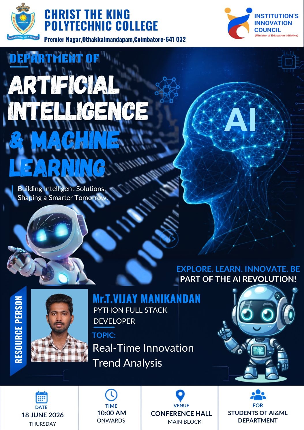 AI & Machine Learning – Real-Time Innovation Trend Analysis